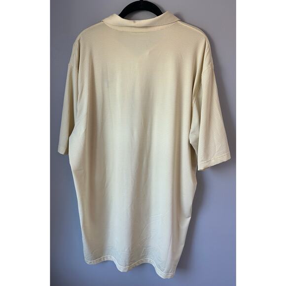 Turtleson Men’s Golf Polo Yellow Striped Size XL - Picture 8 of 9